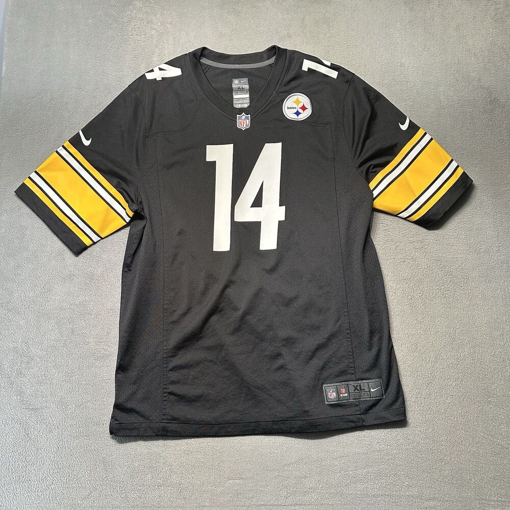 Nike Mens XL George Pickens Pittsburgh Steelers Jersey Black NFL Football #14